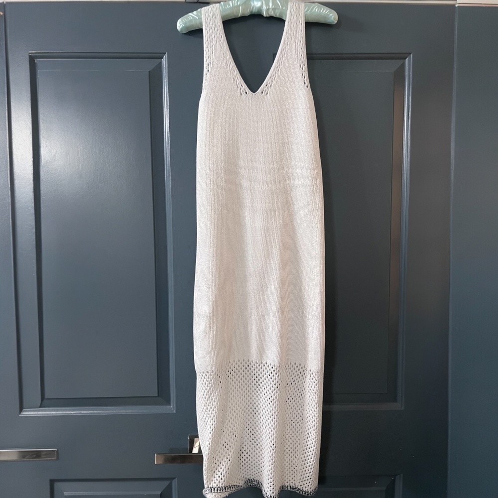 Rag & Bone White Crochet Dress